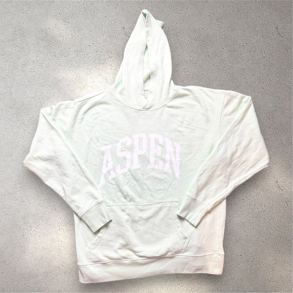 Sugar Flower rue21 Aspen Graphic Hoodie Mint Green Medium NEW JRSFFA23HD006